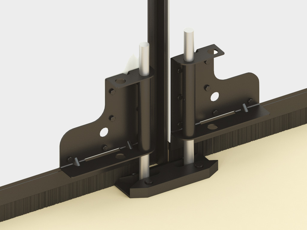 1283Складные ворота DoorHan