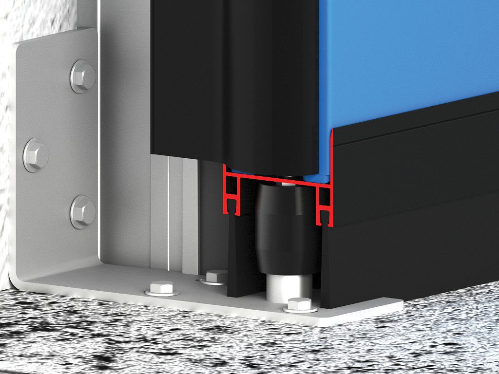 1304Откатные ворота для зданий DoorHan