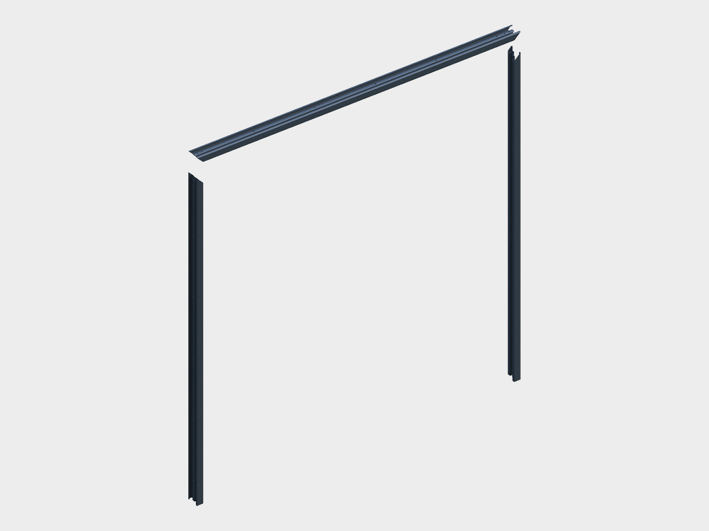 1317Распашные ворота для зданий DoorHan