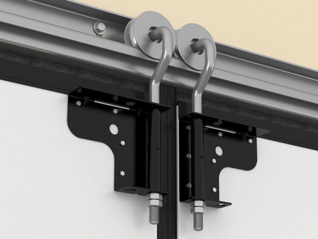 1287Складные ворота DoorHan