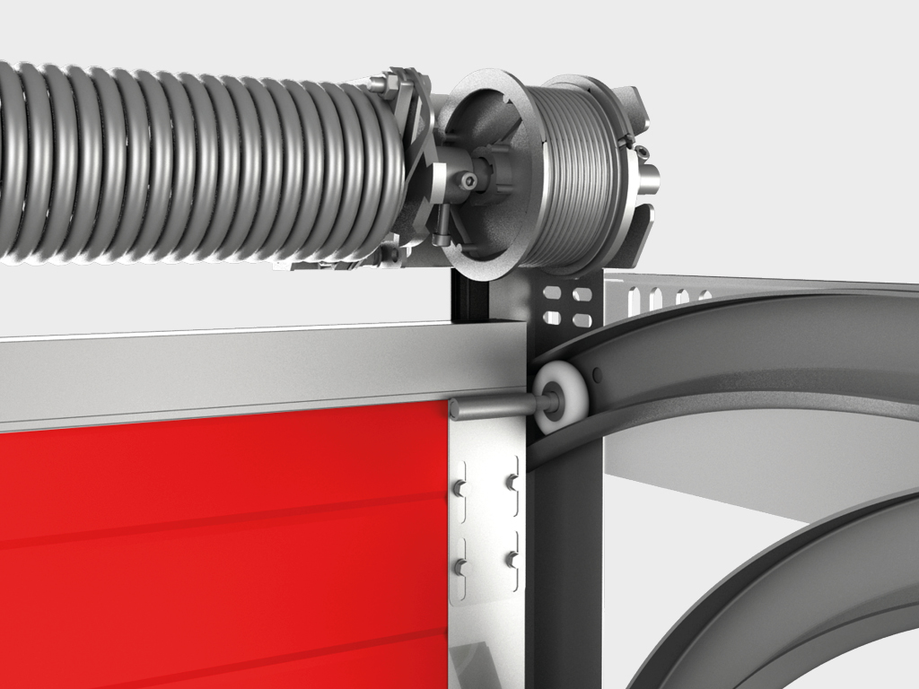 1164Секционные противопожарные ворота EI60