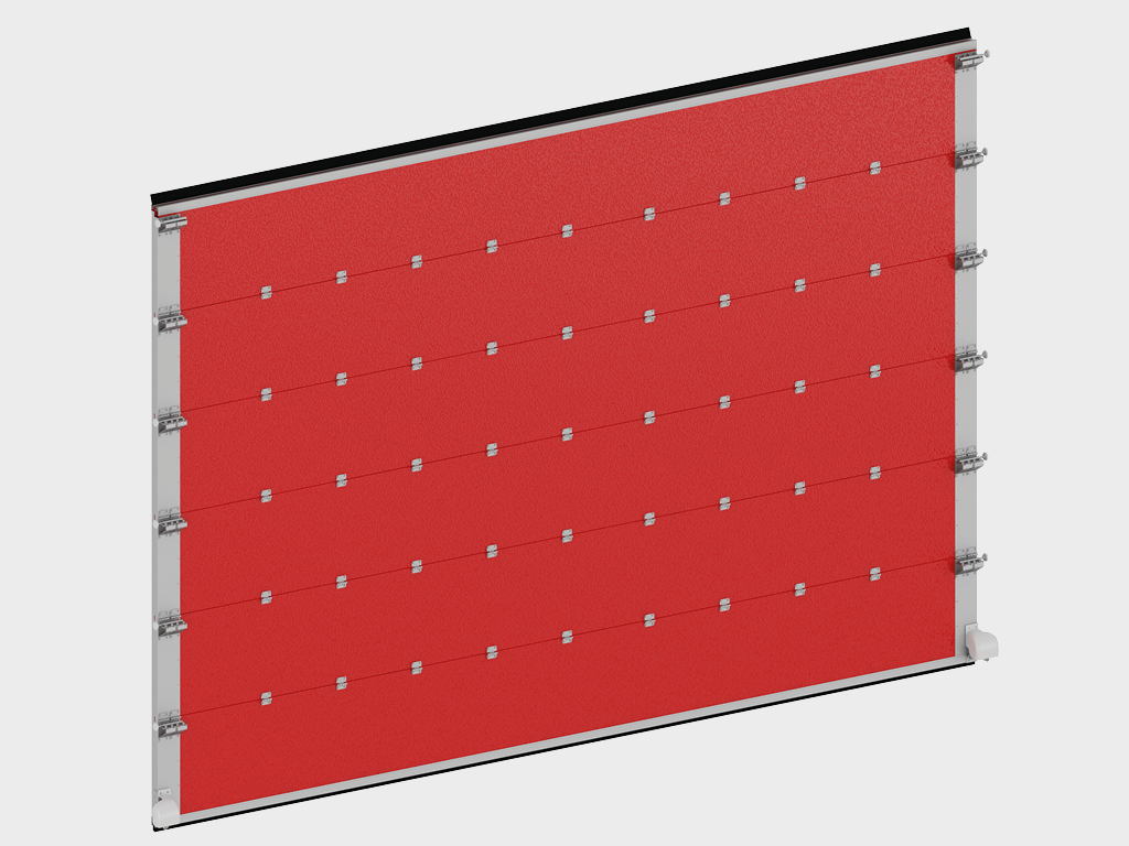 1162Секционные противопожарные ворота EI60