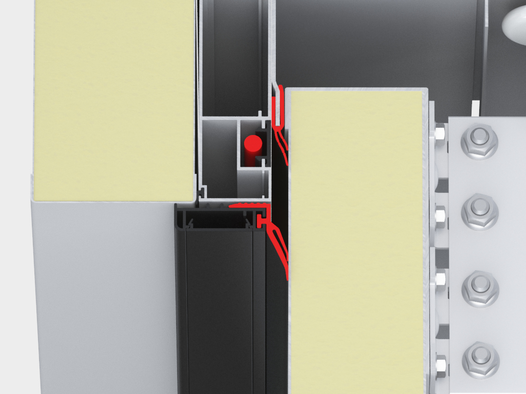 865Промышленные секционные ворота DoorHan из сэндвич-панелей 80 мм