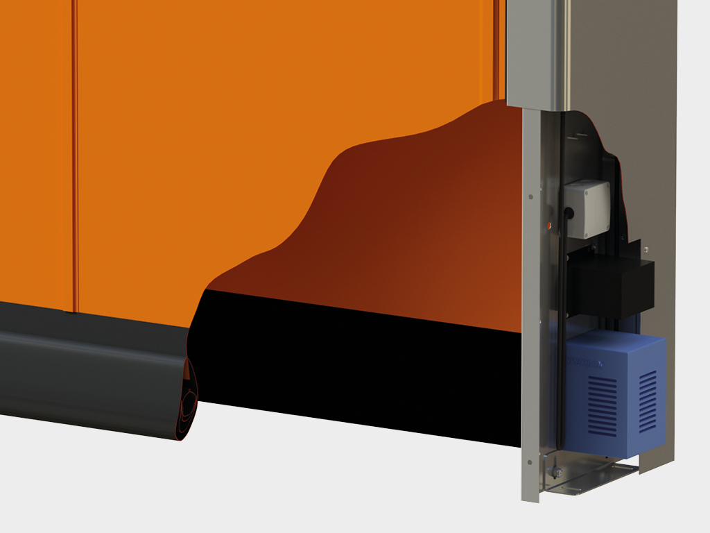 1984Скоростные рулонные ворота DoorHan для морозильных камер